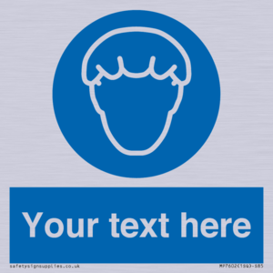 Custom Hair protection must be worn